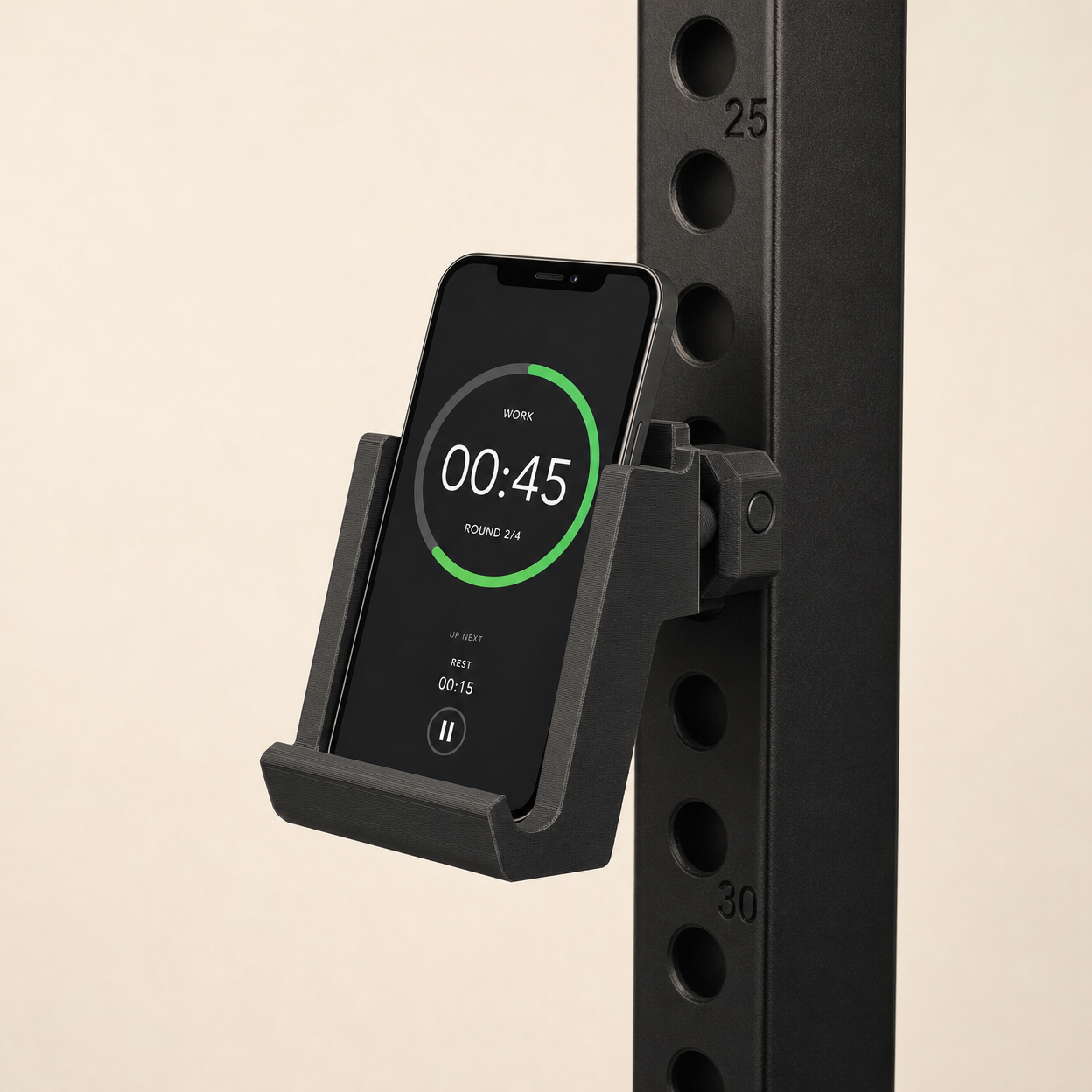 Squat Rack Phone Holder